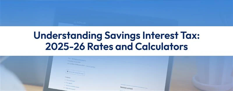 Savings Interest Tax 2025-26