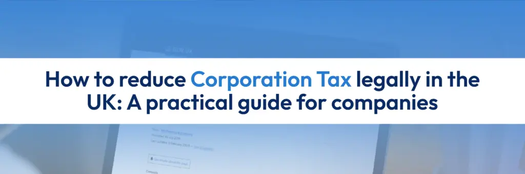 How to reduce Corporation Tax